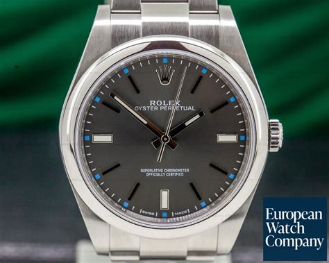 rolex oyster perpetual 114300 dark rhodium dia|rolex oyster perpetual size chart.